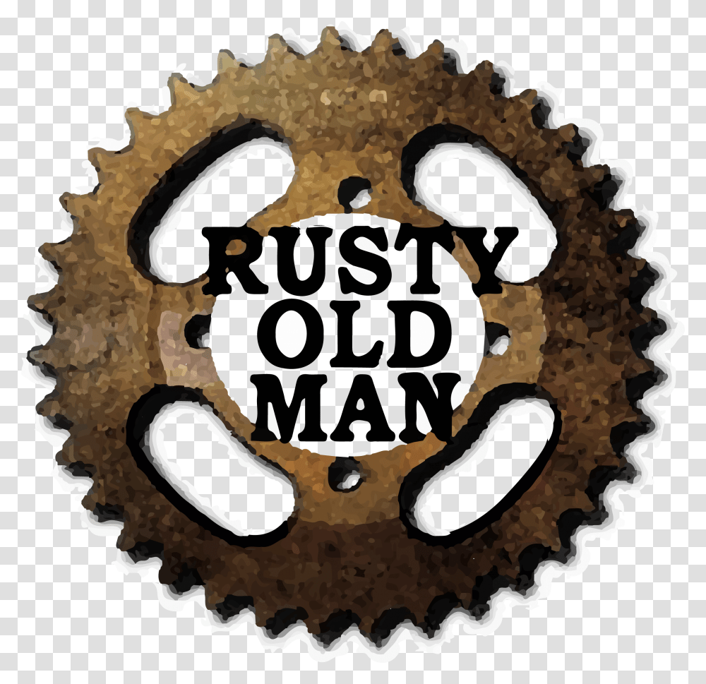 Rom Logo Sm Rusty Old Man, Machine, Gear, Wheel, Birthday Cake Transparent Png