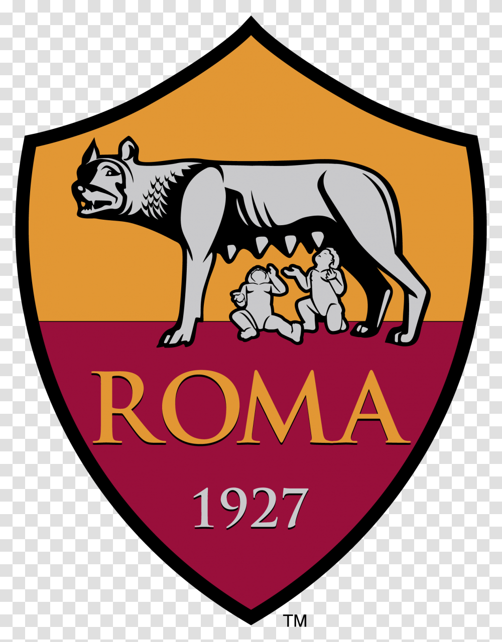 Roma Logo Logo Roma Dream League Soccer 2019, Label, Text, Symbol, Animal Transparent Png