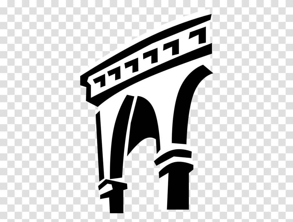 Roman Aqueduct Bridge, Architecture, Building, Stencil Transparent Png
