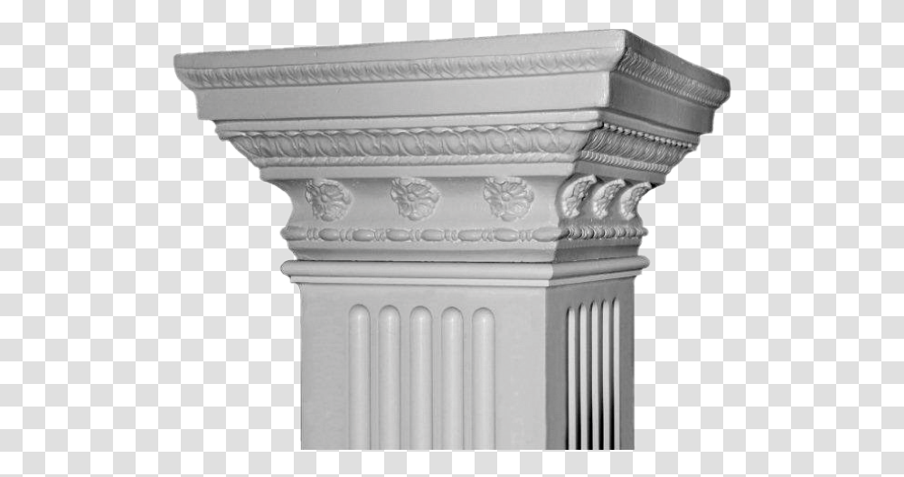 Roman Capital Square Column, Architecture, Building, Pillar, Mailbox Transparent Png