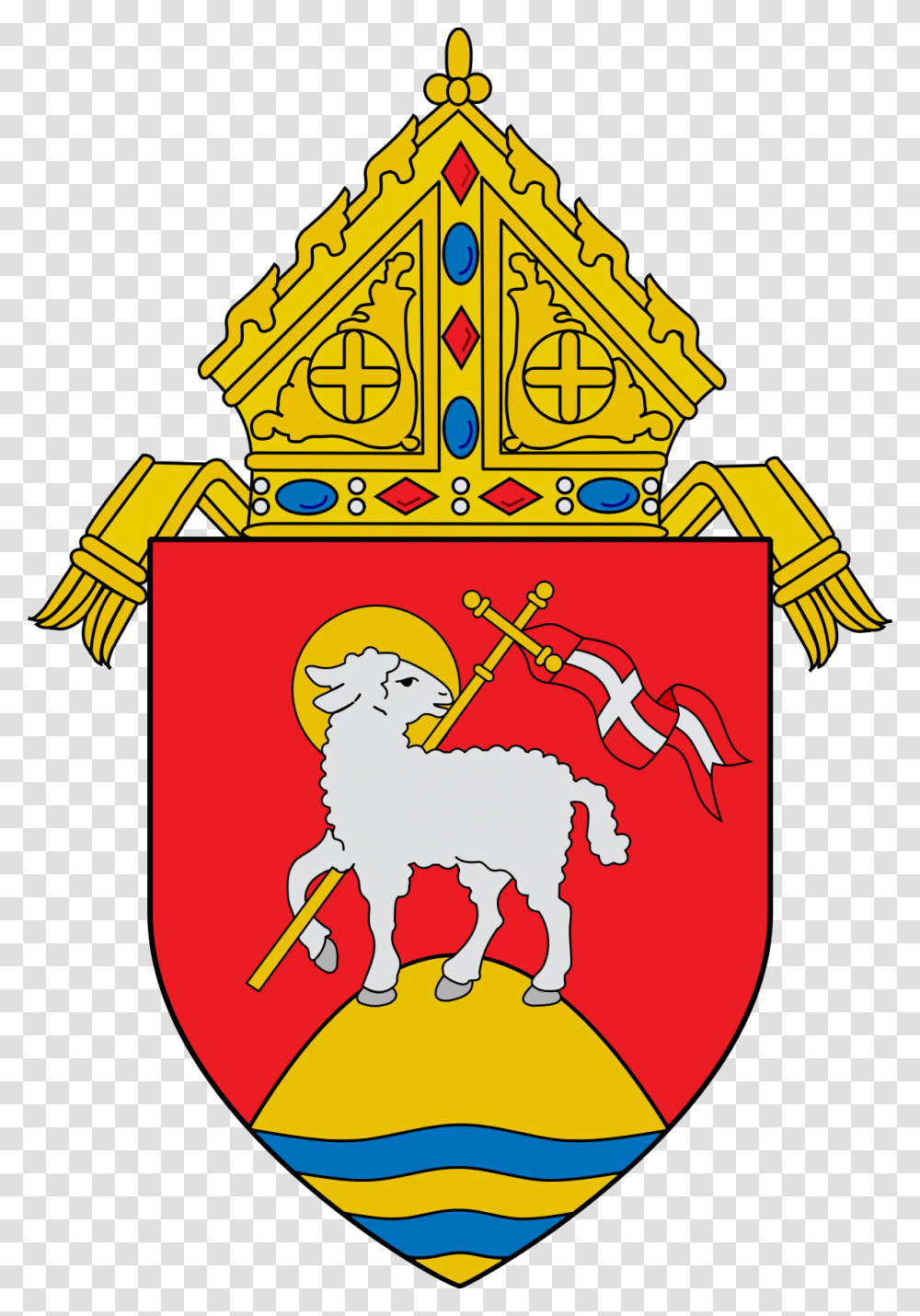 Roman Catholic Archdiocese Of San Juan De Puerto Archdiocese Of Denver Coat Of Arms, Armor, Shield, Emblem Transparent Png
