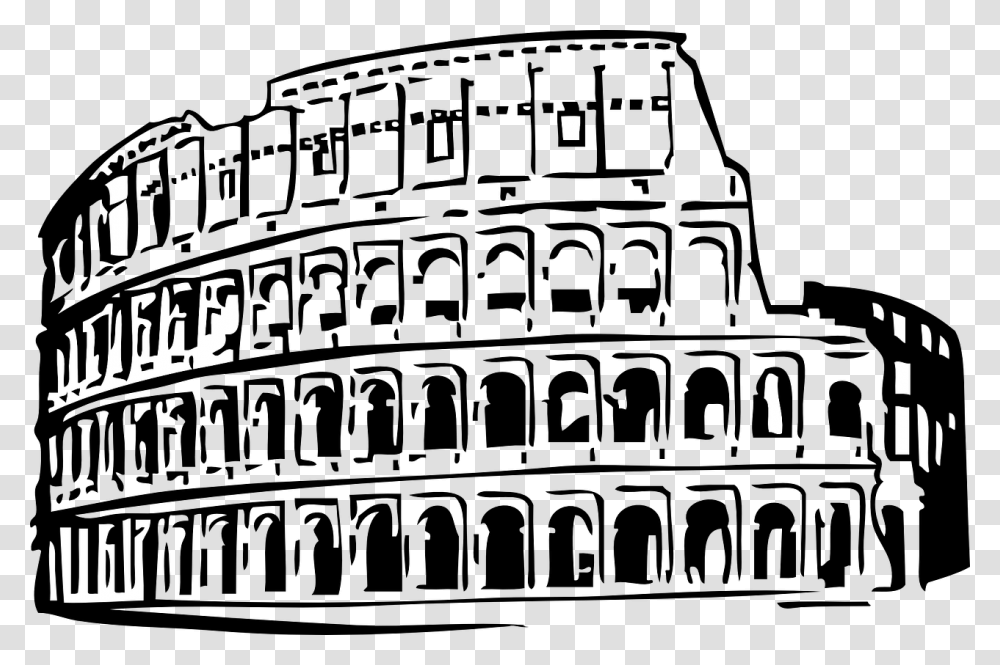 Roman Colosseum Clip Art, Screen, Electronics, Stage Transparent Png