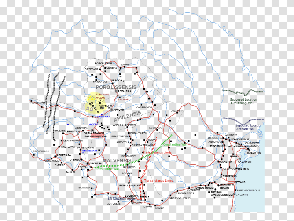 Roman Dacia, Nature, Map, Diagram, Plot Transparent Png