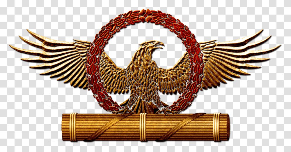 Roman Eagle Ancient Roman Empire Logo, Bird, Animal, Emblem Transparent Png
