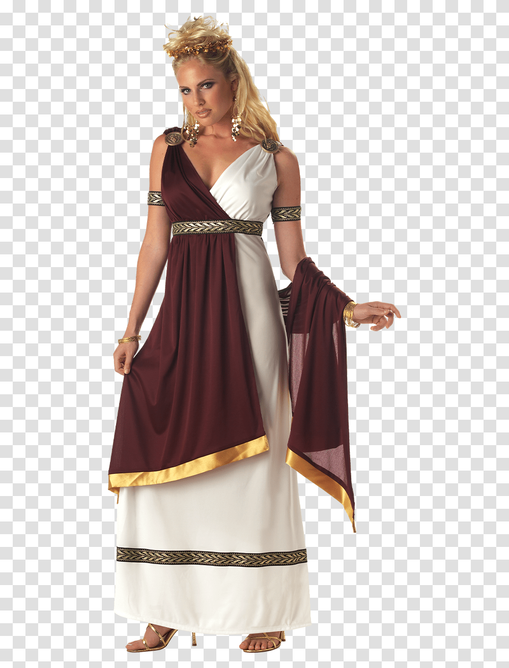 Roman Empress, Dress, Apparel, Female Transparent Png