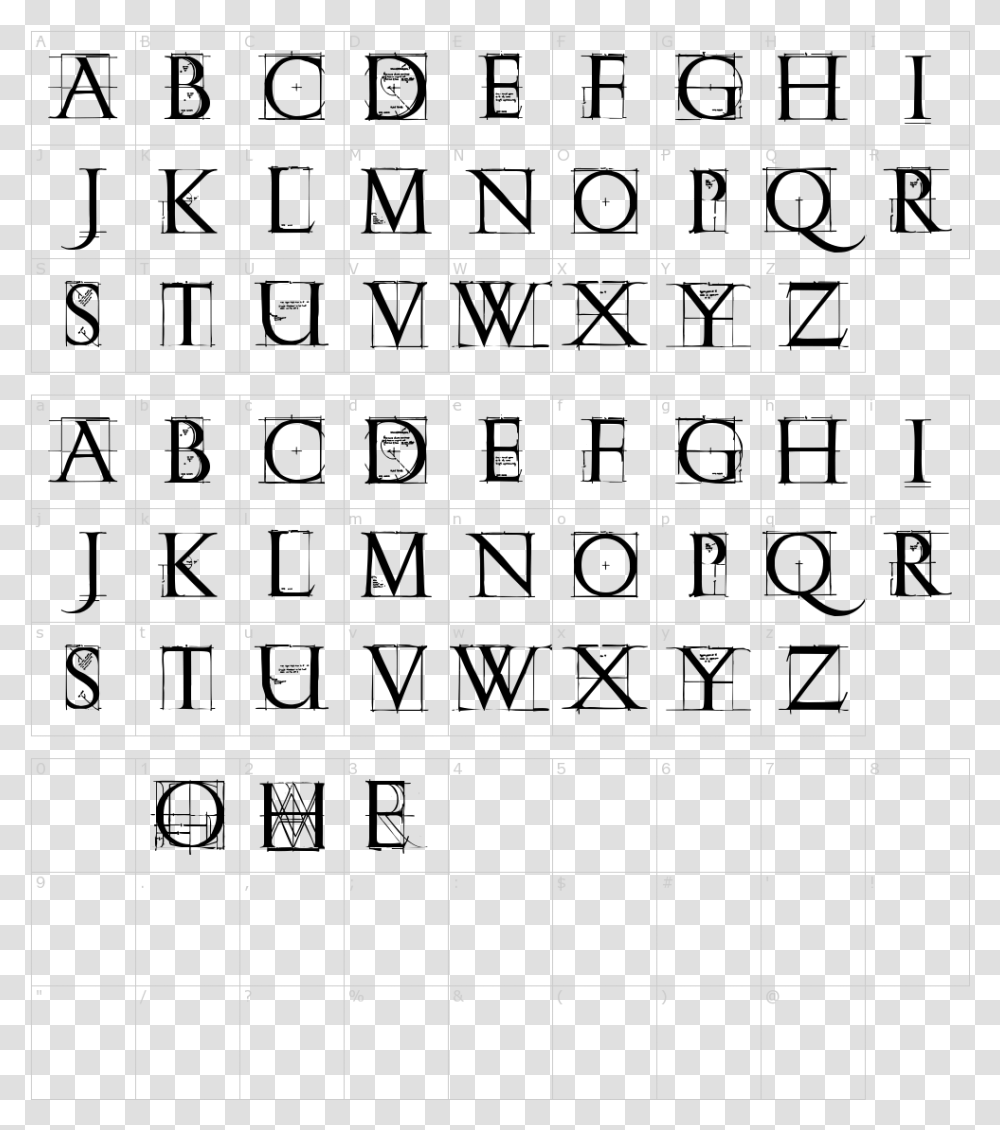 Roman Grid Font, Number, Calendar Transparent Png