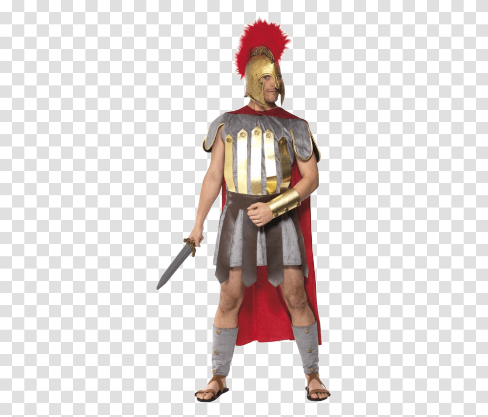 Roman Helmet Ancient Roman Soldier, Costume, Person, Human, Cosplay Transparent Png