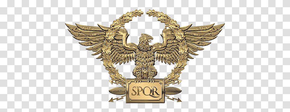 Roman Imperial Eagle Symbol, Logo, Trademark, Badge, Emblem Transparent Png
