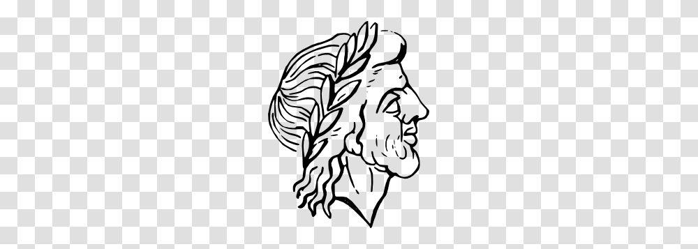 Roman Man Clip Art, Stencil, Plant, Stain Transparent Png