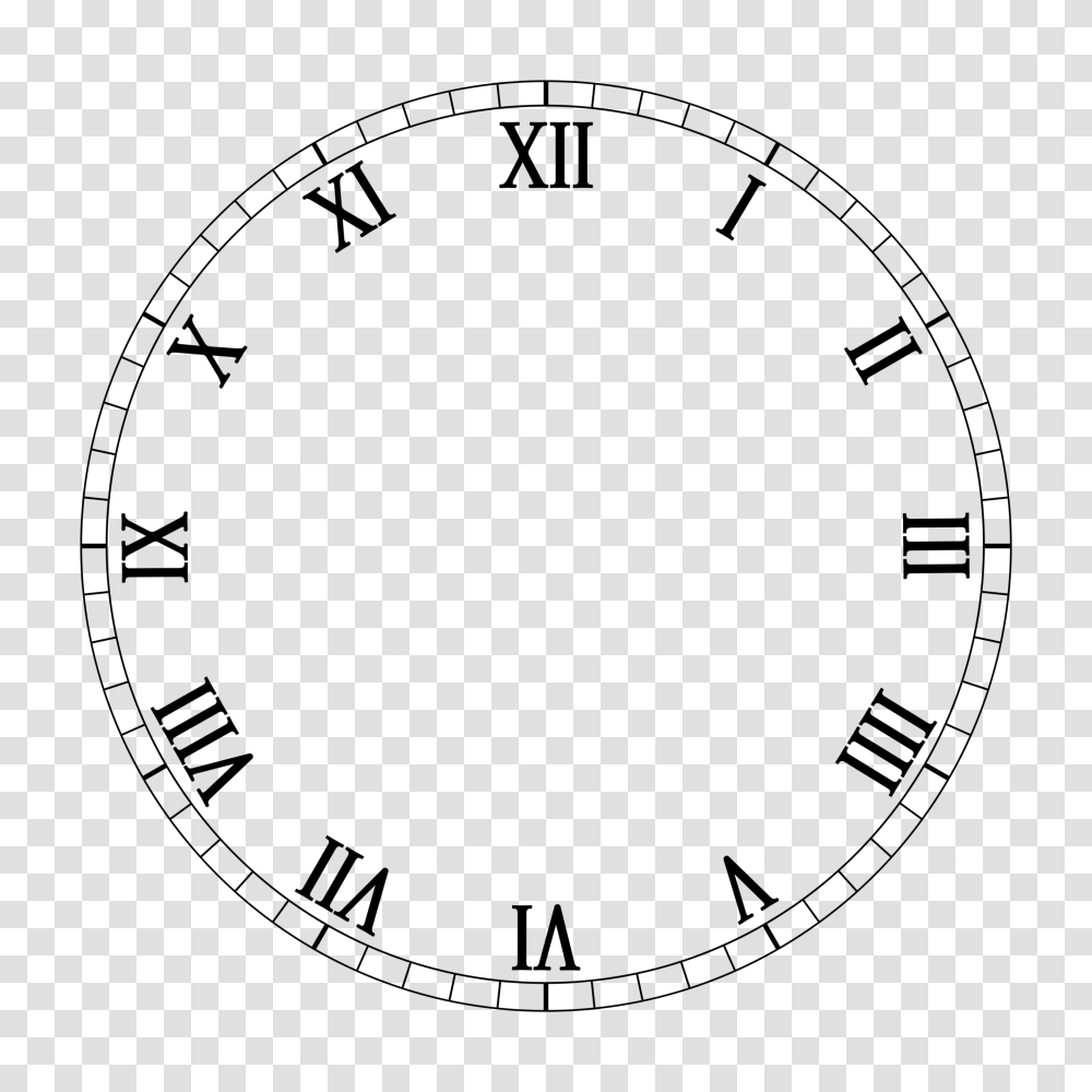 Roman Numeral Clock Face, Gray, World Of Warcraft Transparent Png