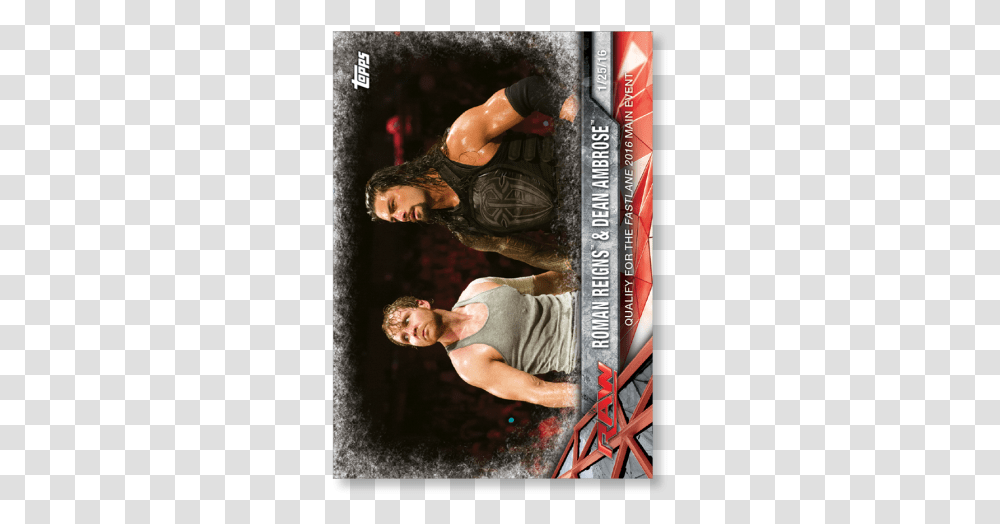 Roman Reigns Amp Dean Ambrose 2017 Wwe Road To Wrestlemania Book Cover, Person, Sport, Acrobatic Transparent Png