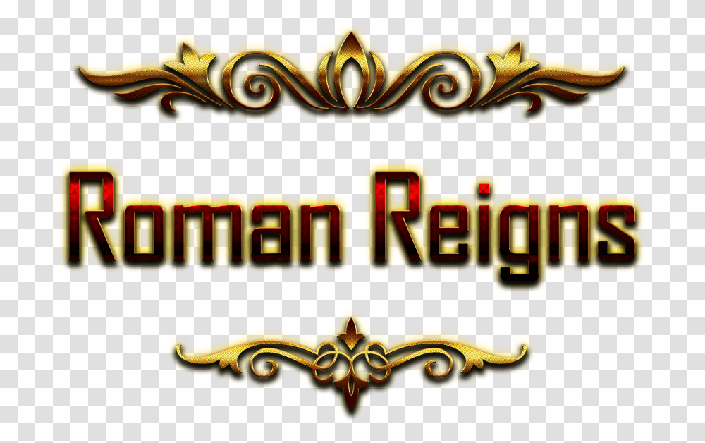 Roman Reigns Decorative Name, Pillar, Building, Column, Emblem Transparent Png