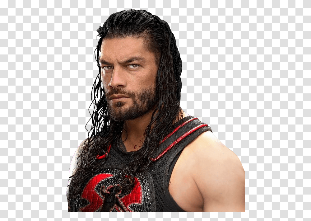 Roman Reigns, Face, Person, Human, Beard Transparent Png