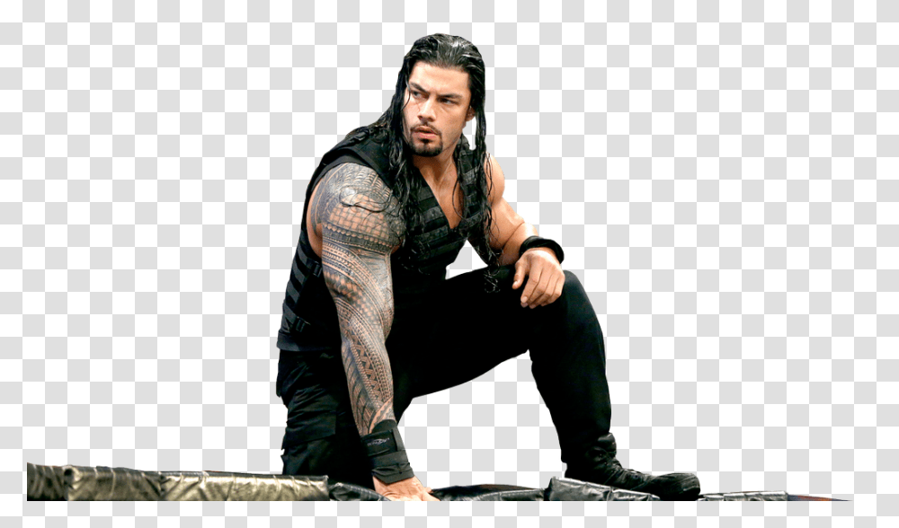 Roman Reigns Images, Person, Skin, Sleeve Transparent Png