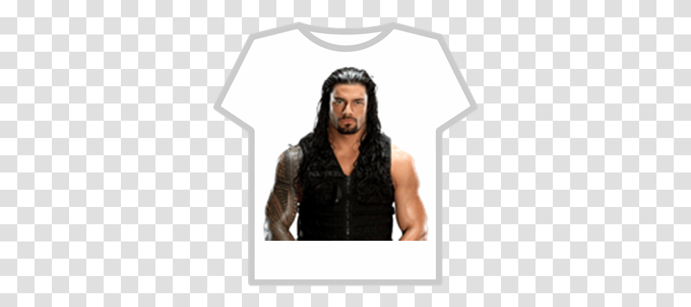 Roman Reigns Wwe Roblox Roman Reigns The Shield, Clothing, Apparel, Sleeve, Vest Transparent Png