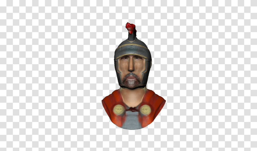 Roman Soldier Head, Helmet, Costume, Person Transparent Png
