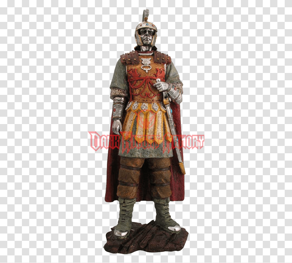 Roman Soldier Resin Statue, Person, Figurine Transparent Png