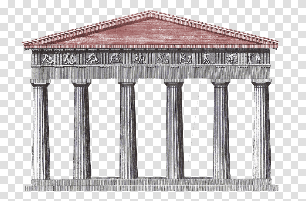 Roman Temple Download Column, Architecture, Building, Gate, Parthenon Transparent Png