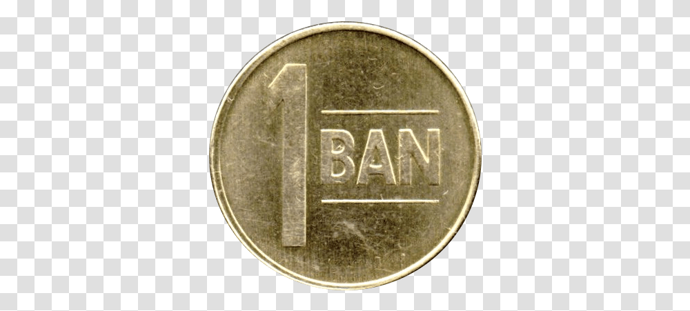 Romania 1 Ban 2005 Coin, Money, Nickel, Dime Transparent Png