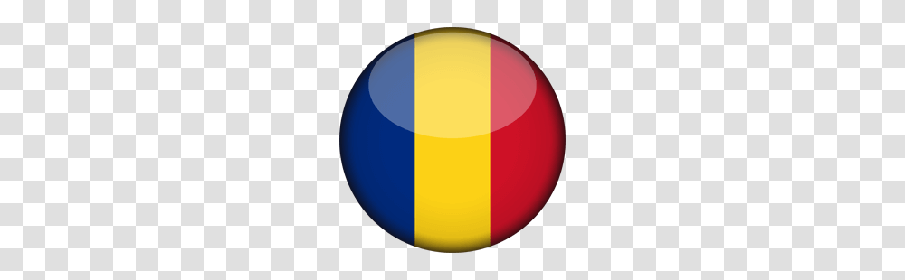 Romania Flag Icon, Balloon, Sphere, Logo Transparent Png