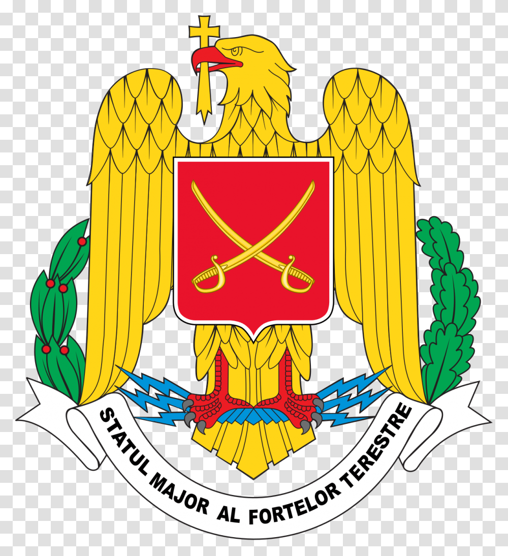 Romanian Ministry Of National Defence, Logo, Trademark, Emblem Transparent Png