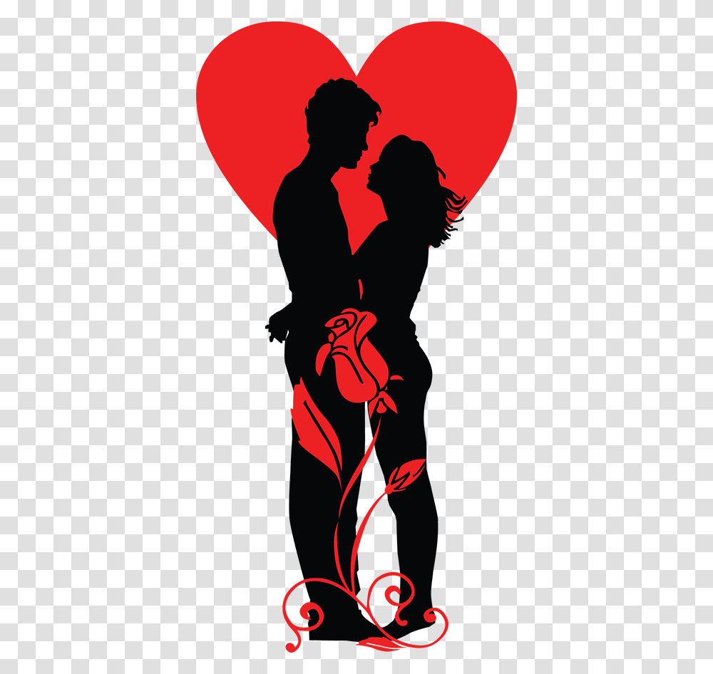 Romantic Couple Silhouette Clip Art, Poster, Advertisement, Person Transparent Png
