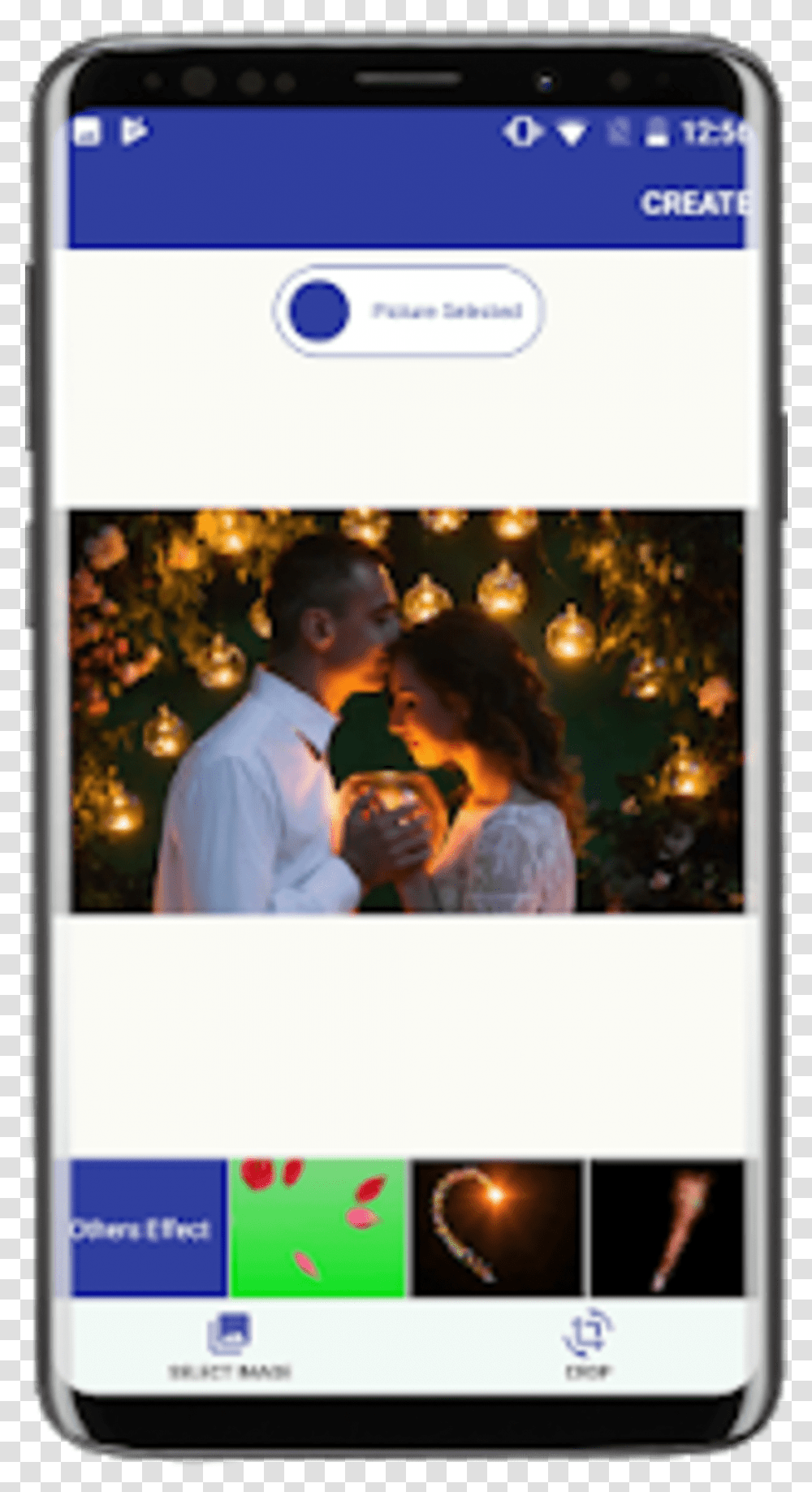Romantic Effects Photo Video Maker With Music Music, Person, Mobile Phone, Electronics, Monitor Transparent Png