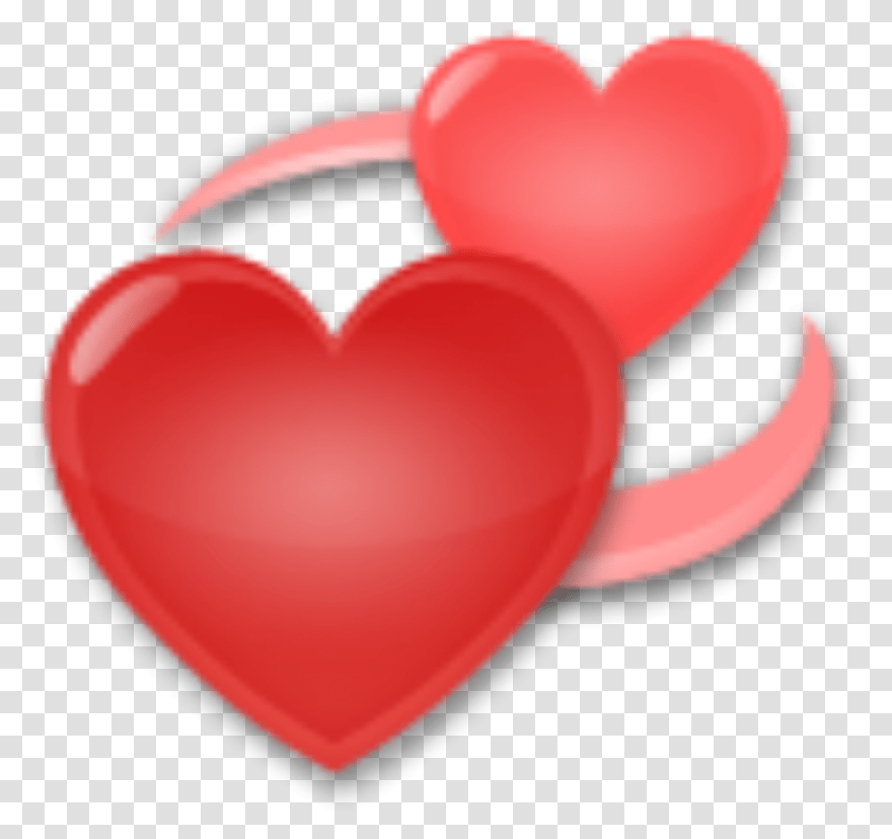 Romantic Heart Loving Couples Redheart Red Cute Revolving Heart Emoji, Balloon, Plant, Food, Cherry Transparent Png