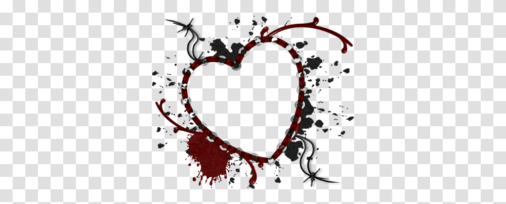 Romantic Love Frames Download Gothic Heart Frame, Necklace, Jewelry, Accessories, Accessory Transparent Png