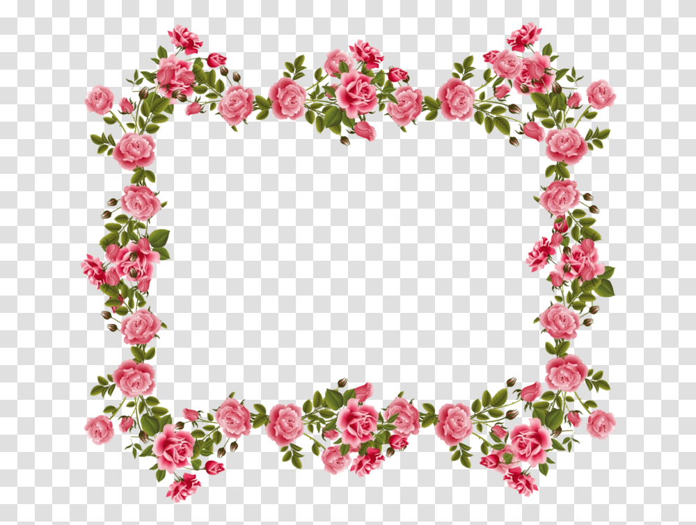 Romantic Pink Flower Border Image Happy Mothers Day Cat, Floral Design, Pattern, Graphics, Art Transparent Png