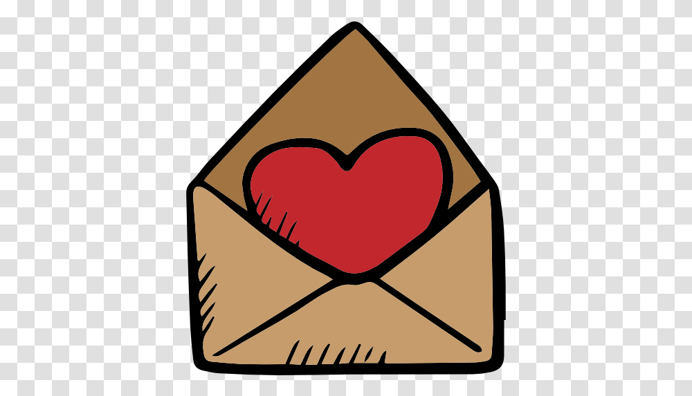 Romanticism Heart Valentines Day Love Letter Icon, Envelope, Mail Transparent Png