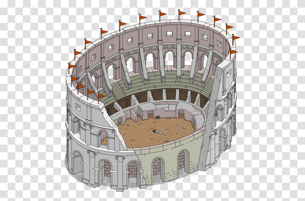 Rome Clipart Colosseum Logo, Building, Architecture, Stadium, Arena Transparent Png