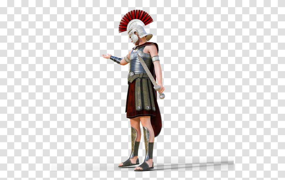 Rome Gladiator, Person, Costume, Figurine Transparent Png