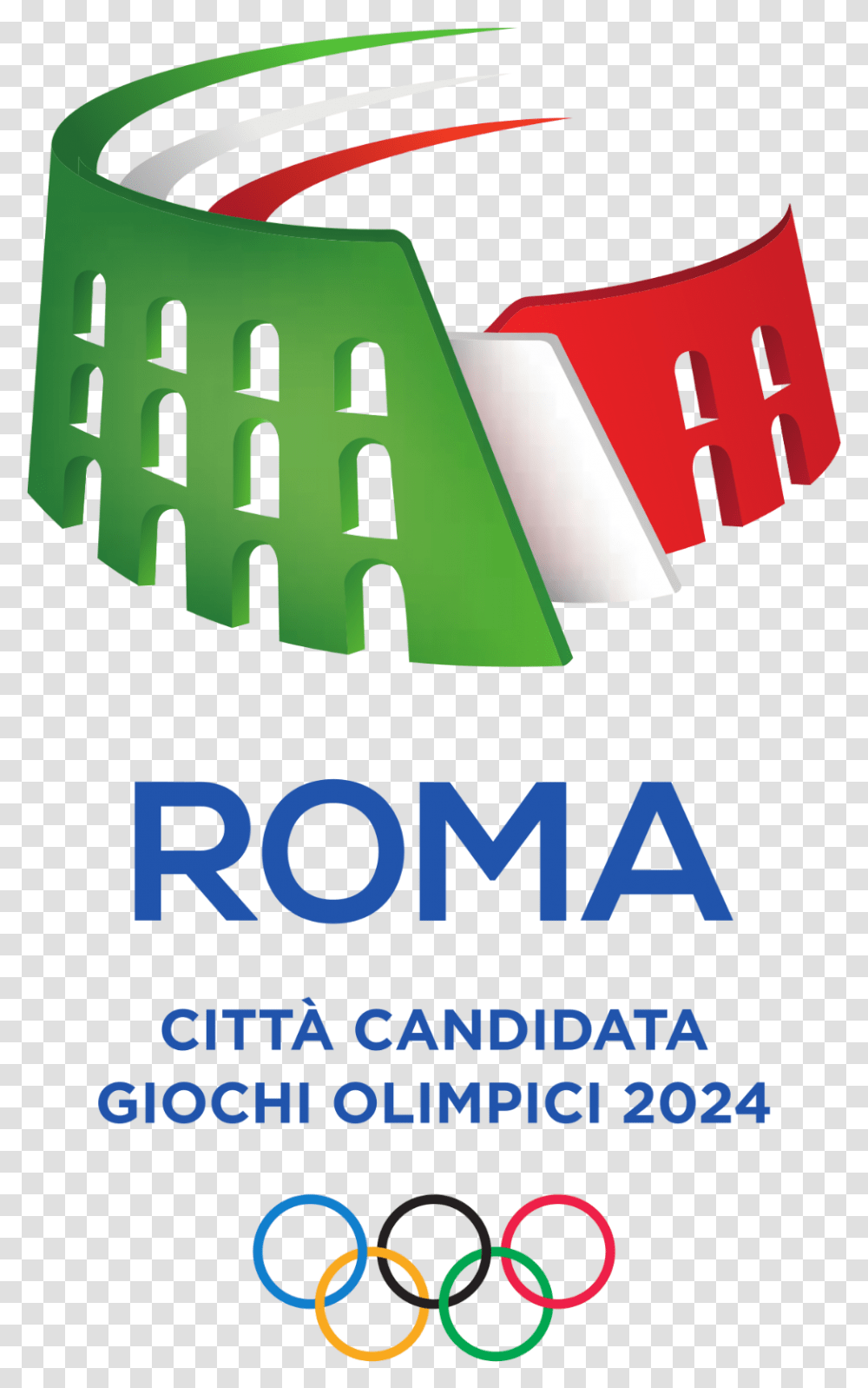 Rome Olympic Logo Rome Olympics Logo, Text, Poster, Advertisement, Flyer Transparent Png