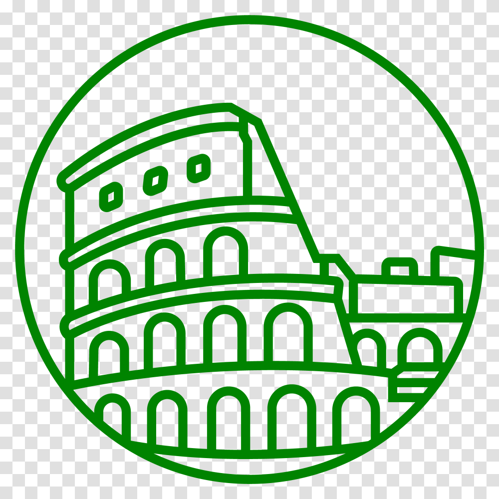 Rome Travel Guide Attractions Rome Icon Circle, Word, Light, Label Transparent Png