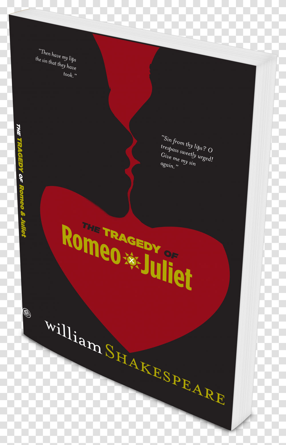 Romeo Amp Juliet Book Cover, Poster, Advertisement, Flyer, Paper Transparent Png