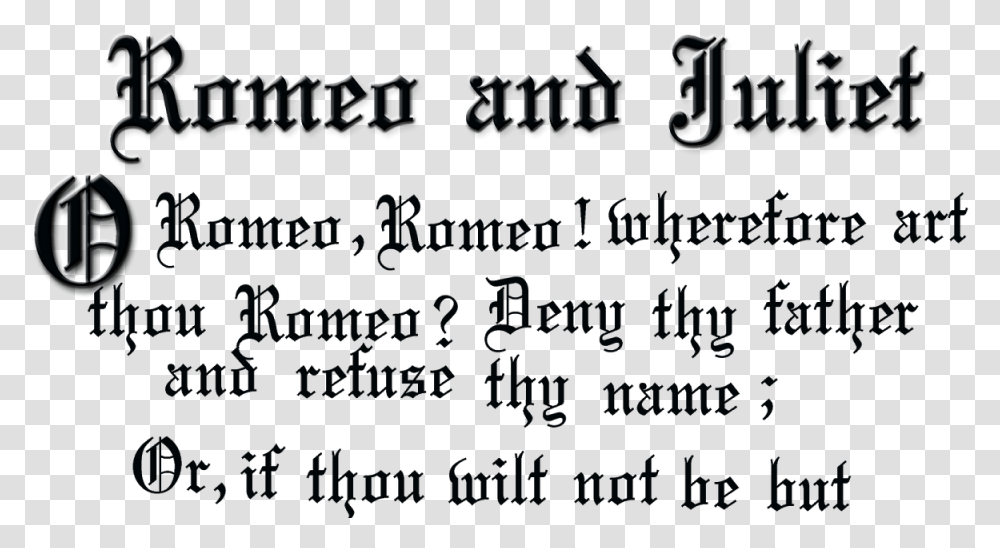 Romeo And Juliet 823 Words, Alphabet, Face Transparent Png