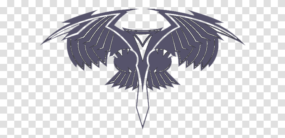 Romulan Logo Star Trek Romulan Tattoo, Symbol, Emblem, Bird, Animal Transparent Png