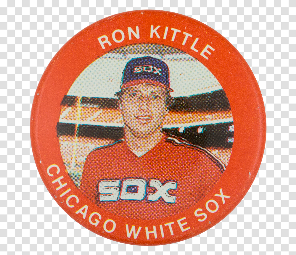 Ron Kittle Chicago White Sox Busy Beaver Button Museum For Baseball, Logo, Symbol, Trademark, Person Transparent Png