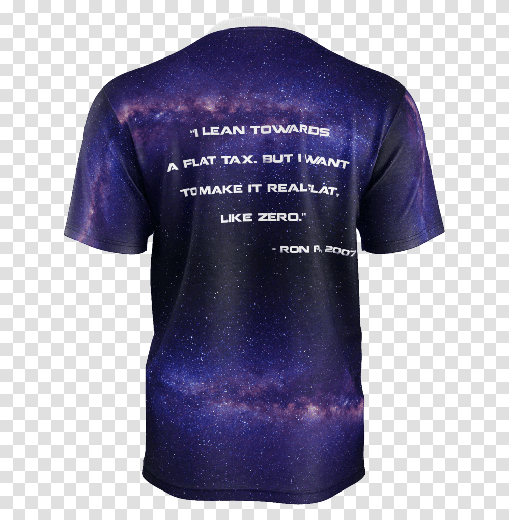 Ron Paul Revolution Galaxy T Shirt Download Active Shirt, Apparel, T-Shirt, Dye Transparent Png