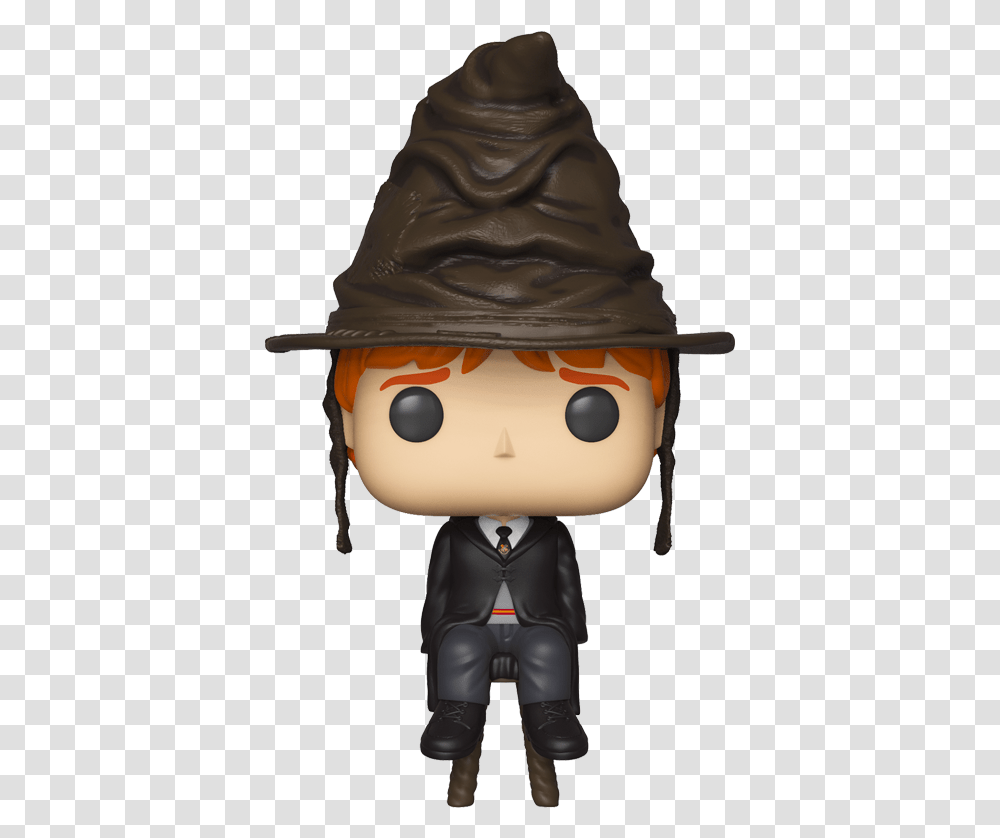 Ron Weasley Sorting Hat Funko Pop, Doll, Toy, Apparel Transparent Png
