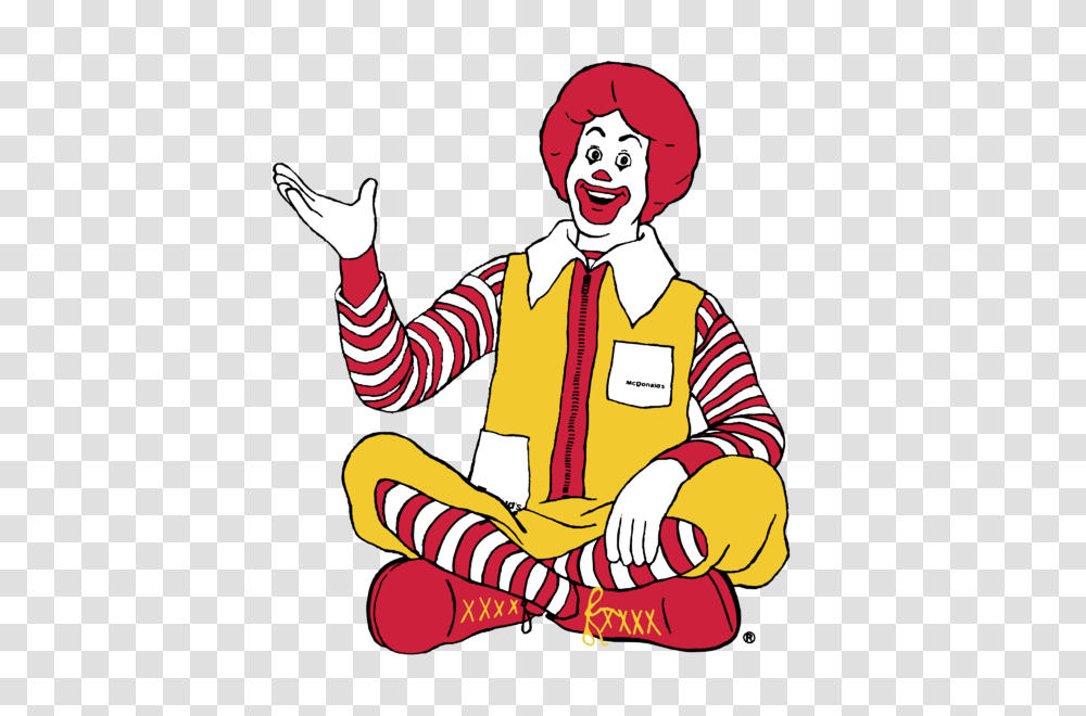 Ronald Logo Vector, Performer, Person, Human, Clown Transparent Png