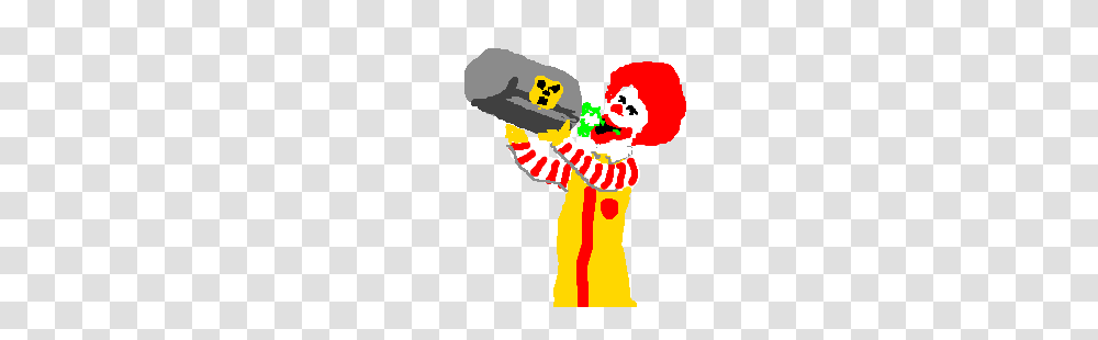 Ronald Mcdonald Feeds On Radioactive Waste Drawing, Performer, Person, Human, Clown Transparent Png