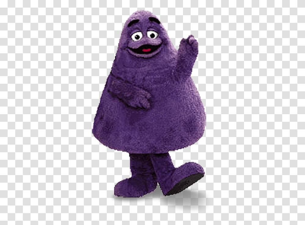 Ronald Mcdonald For Kids Grimace Is A Butt Plug, Clothing, Apparel, Plush, Toy Transparent Png