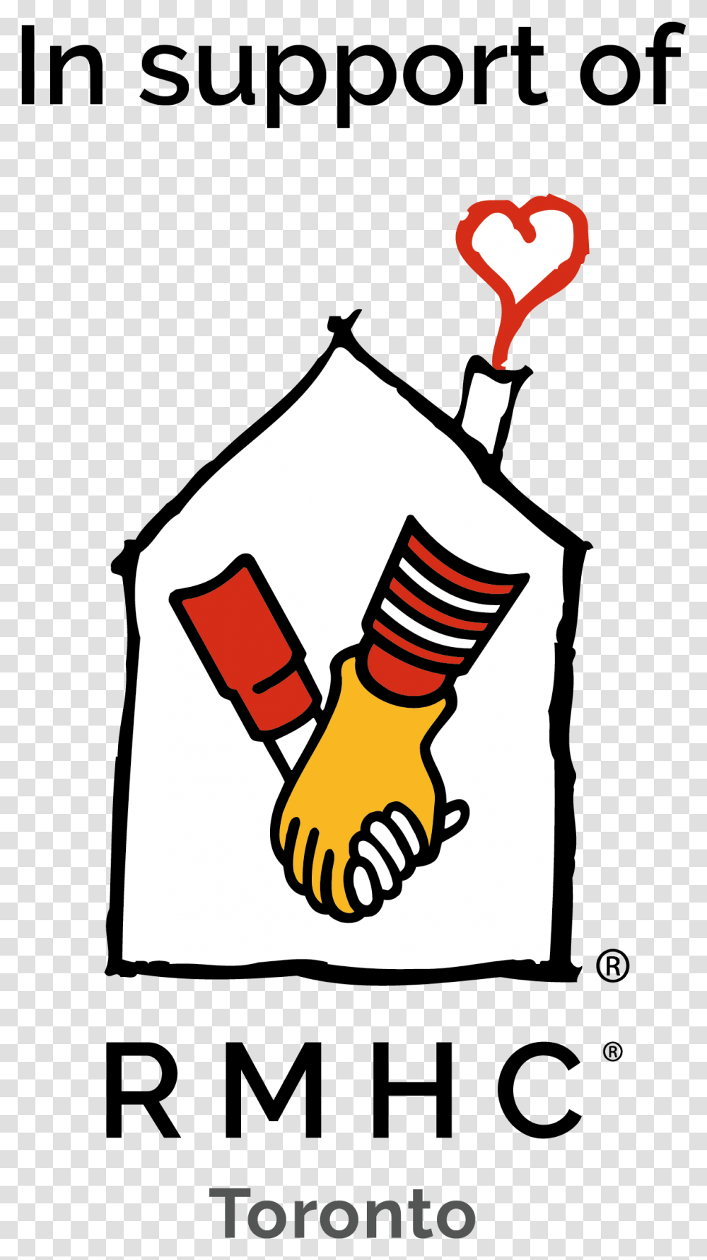 Ronald Mcdonald House Ronald Mcdonald House Charity Logo, Hand, Holding Hands, Weapon, Weaponry Transparent Png