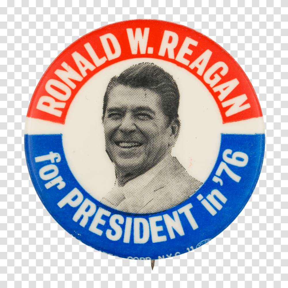 Ronald W Reagan For President In Busy Beaver Button Museum, Label, Sticker, Logo Transparent Png