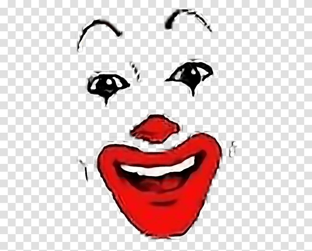 Ronaldmcdonald Mcdonalds Ronaldmcdonaldface Cartoon Ronald Mcdonald, Mouth, Lip, Rose, Flower Transparent Png