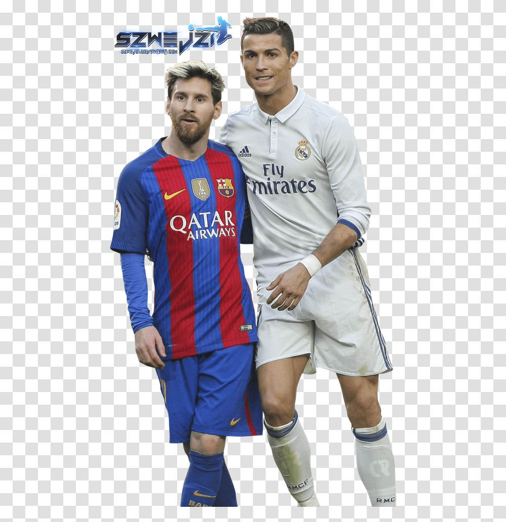 Ronaldo And Messi, Apparel, Shorts, Person Transparent Png