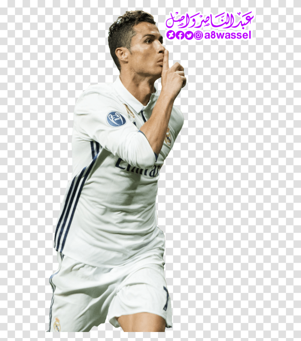 Ronaldo Cristiano Ronaldo Real Madrid, Person, People, Sleeve Transparent Png