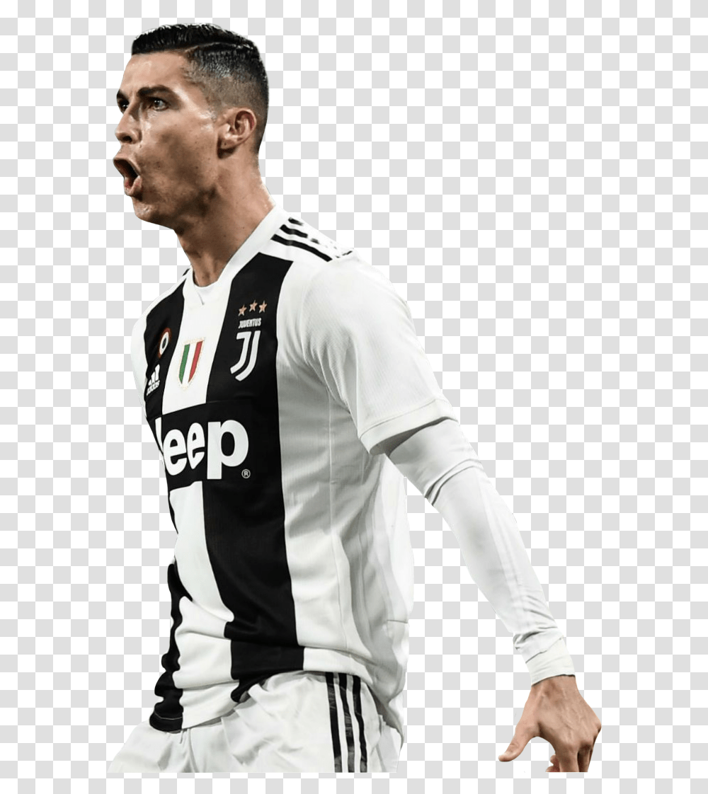 Ronaldo Juventus Cristiano Ronaldo Juventus, Person, Sleeve, Shirt Transparent Png